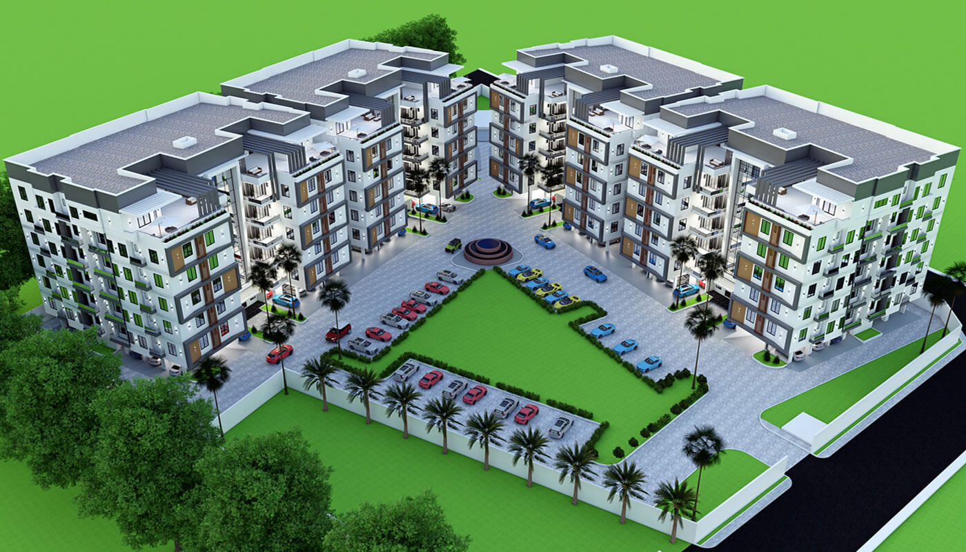This Project is called Oasis Residence Located in Dakibiyu Abuja